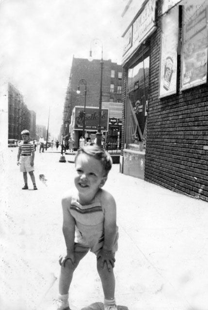 Me on Sherman Ave. c1948